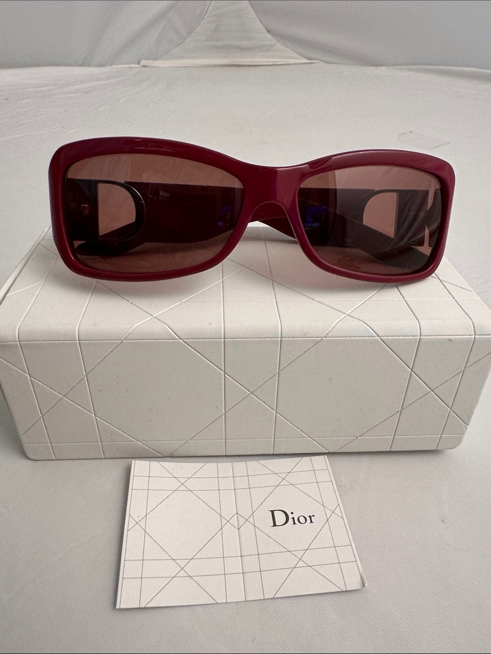 Christian Dior Day 2 vintage sunglasses in burgundy (AZDOZ)